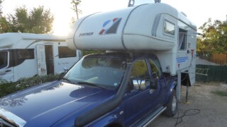 Villafranca, camping Bardenas