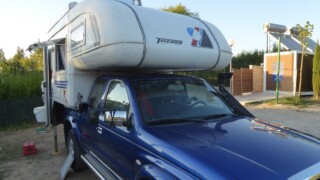 Villafranca, camping Bardenas