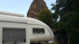 Le Puy-en-Velay, camping de Bouthezard, vuen imprenable