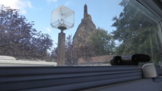 Le Puy-en-Velay, camping de Bouthezard, vuen imprenable